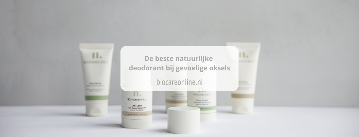 De beste deodorant voor gevoelige oksels